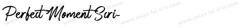 Perfect Moment Scri字体转换